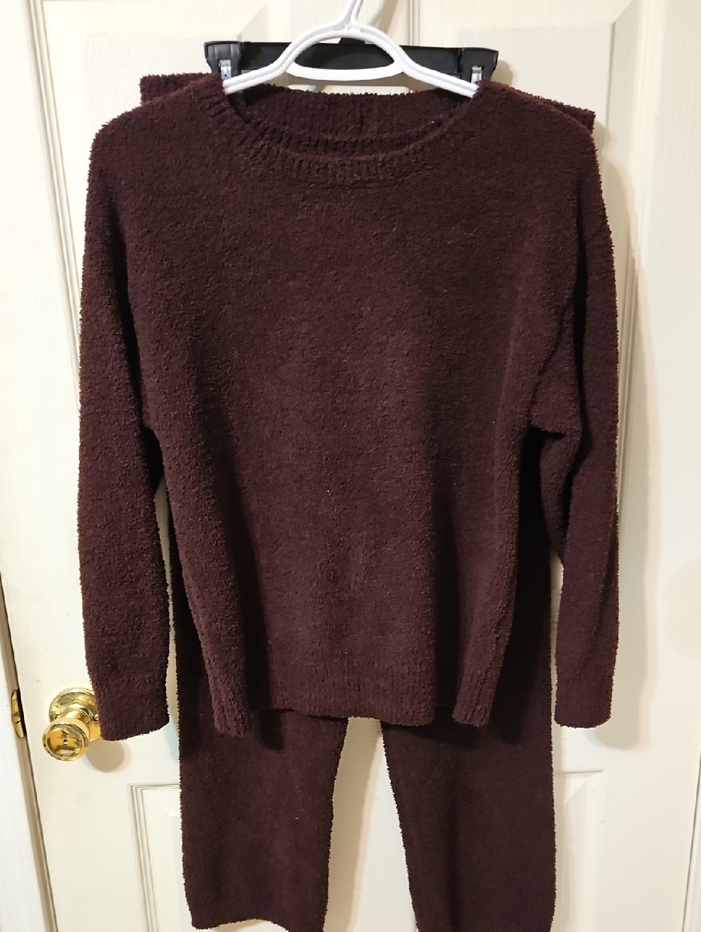 Forever 21 Kids Crewneck Sweater And Pant Lounge Set in Dark Brown